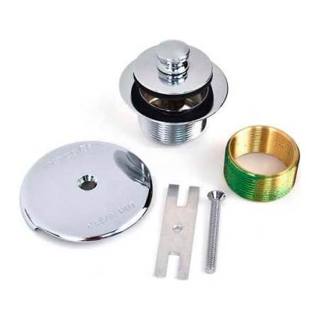 Eagle Mountain Products Watco 38190-CB Push Pull Trim Kit , 1-5/8" - 16 Thread Bushing, Chrome Brushed 38190-CB